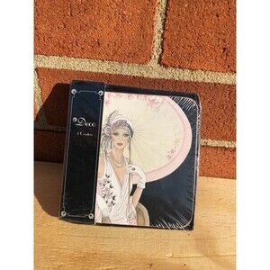 Deco Set of 4 Coasters 1920 women fashion  inspired era